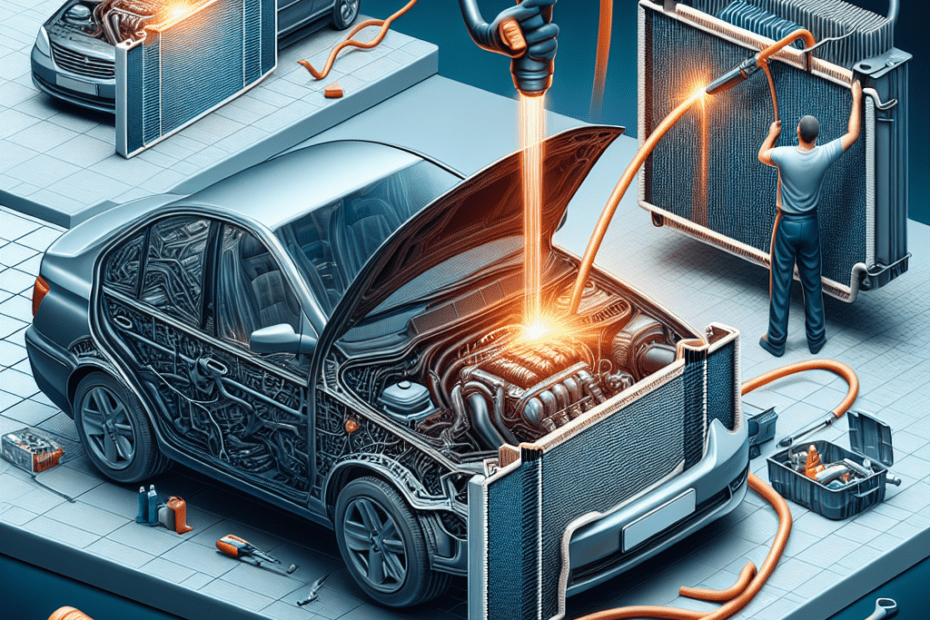 How to Repair a Cars Cracked Radiator Tankfile